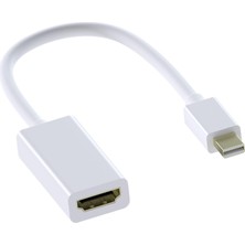 Aesco Mmobıel Mini Ekran Portu HDMI Adaptörü Mini Dp (Thunderbolt) HDMI Dönüştürücü MacBook Pro MacBook Air Mac Mini Microsoft Surface Pro 3/4 Vs. ile Uyumlu (Beyaz)