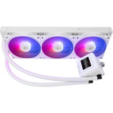 Aesco Thermalright Frozen Warframe 360 Se Argb White 360MM Intel-Amd Uyumlu Beyaz Işlemci Sıvı Soğutucu