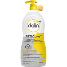 Aesco Dalin Care Atocure Losyon, 500 Ml, Atopiye Eğilimli Hassas ve Çok Kuru Ciltler Için