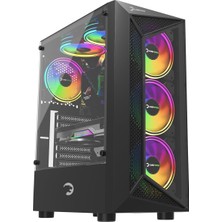 Aesco Gamepower Ezg Eclipse 4 * 120MM Argb Fan 500W 80+ Bronze Temperli Cam Atx Gaming Kasa Ezsnshop 1065757