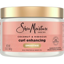 Aesco Sheamoisture Smoothie Curl Geliştirici Krem Kalın, Kıvırcık Saçlar Için Hindistan Cevizi ve Ebegümeci Sülfat Içermez ve Paraben Içermez
