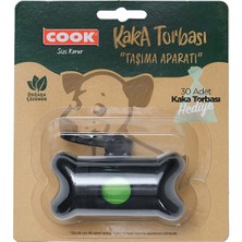 Aesco Cook Kaka Torbası Taşıma Aparatı, 30 Adet Kaka Torbası Dahil