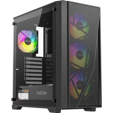 Aesco Fazeon F12 650W 80+ Bronze F12 F12A650BBM Gaming Mid-Tower Pc Kasası