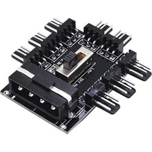 Aesco Alfais 4336 8 Port Fan Çoklayıcı