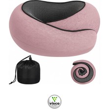 Aesco Visco Planet Ortopedik Spiral Boyun Destekli Seyahat YASTIĞI%100 Ortopedik Visko