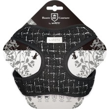 Aesco M-Pets Haute Couture Kedi Göğüs Tasması Siyah