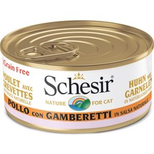 Aesco Schesir Yetişkin Kedi Konservesi 70 gr Tavuk Etli + Karides