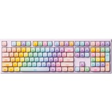 Aesco Monsgeek MG108B Colorful Cats Rgb Kablosuz Hotswap Mekanik Gaming Klavye