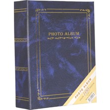Aesco Rabsev 13X18CM 100 Fotoğraf Kapasiteli Ciltbezli Lüks Fotoğraf Albümü (Mavi)