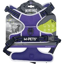 Aesco M-Pets Hiking Reflektörlü Soft Sırt Tasması Mor (Xl)