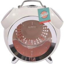 Aesco M-Pets Sıxtıes Clock Taşıma Çantası Whıte 40X44X26CM