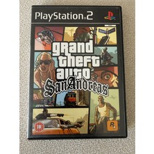 Ps2 Gta San Andreas Orjinal Oyun 10/9 Disk Kondüsyonu Kitapçık ve Harita Var Playstation 2