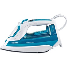 Aesco Siemens TB602810 Buharlı Ütü IQ500 Perfect Select, 2800 W Maksimumdur, Start-Stop Control, Titanium Glissee Ütü Tabanı, Buhar Püskürtme Miktarı 200 G, Beyaz/petrol