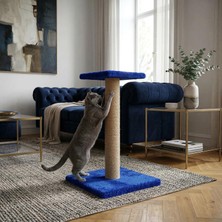 Aesco Brt Pet Platform Kedi Tırmalama Tahtası - 52CM, Lacivert