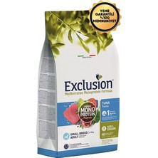 Aesco Exclusion Monoprotein Düşük Tahıllı Ton Balıklı ve Narlı Küçük Irk Yetişkin Köpek Maması 7 kg
