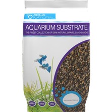 Aesco Aquanatural Gece Yarısı Inci 9 kg Su Manzarası, Akvaryumlar, Vivaryumlar ve Teraryumlar Için 2-4 Mm, Kahverengi