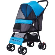 Aesco Tommy Evcil Hayvan Arabası Mavi 67 * 47 * 98CM Max 15KG