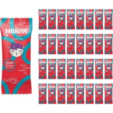 Aesco Mhauw Somonlu Kıyılmış Pouch Yetişkin Kedi Konservesi 80 gr 33'lü Paket