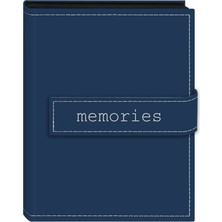 Aesco Pioneer Photo Albums 36-Pocket Expressions 10,2 Inç x 15,2 cm Foto Albümü, Mavi, Memories