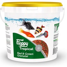 Aesco Floppy Tropıcal Red&green Granulat 3kg Kova