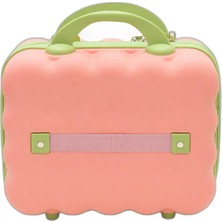 Aesco Yoyoso 30 * 15 * 25 Kare Mini Kozmetik Valizi Pembe