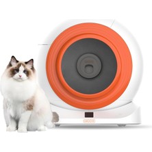 Aesco Groove Q-Clean Wifi Otomatik Akıllı Kedi Tuvaleti Turuncu Yeni Versiyon (Turuncu)