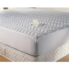 Aesco Taç Soft DÜZ%100 Akrilik Alez, Beyaz, Çift Kişilik