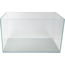 Aesco Atakanpetshop 20X20X20 cm Full Ultra Clear Rodajlı Cama Cam Akvaryum 6mm