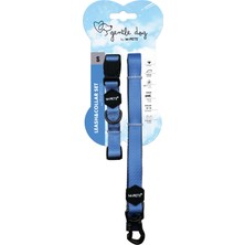 Aesco M-Pets Gentle Dog Boyun Tasması ve Gezdirme Set (S) Mavi