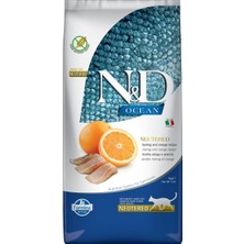 Aesco N&d Ocean Ringa Balığı & Portakal Kısırlaştırılmış Yetişkin Kedi Maması 5 kg