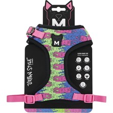 Aesco M-Pets Urban Style Lava Easy Fit Köpek Göğüs Tasması (S)