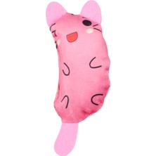 Aesco Tineke Peluş Kedi Oyuncağı Kedi Otlu Catnipli Pembe 1 Adet