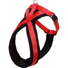 Aesco Karlie Göğüs Tasma Ymş. Gçl. 70-90 Cm, Siyahkırmızı