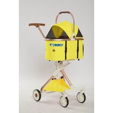 Aesco Tommy Evcil Hayvan Arabası Sarı 83 * 48.5 * 110CM Max 10KG