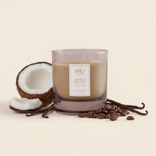 Aesco Mad Coffee Biscuit 200 gr Kokulu Cam Mum – Kahve, Şeker ve Vanilya ile Sıcacık Bir Atmosfer