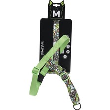 Aesco M-Pets Urban Style Multicolor Norwegian Köpek Göğüs Tasması (L)