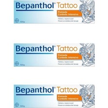 Aesco Bepanthol Tattoo Dövme Bakım Merhemi, 50 Gr, 3 Adet