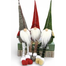 Aesco 1 Adet (14-16 Cm) Gnome Yılbaşı Noel Iskandinav Şans Elf Cücesi Süs Dekorasyon Yılbaşı Ağaç