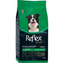 Aesco Reflex Plus Orta ve Büyük Irklar Için Tavuklu Yetişkin Köpek Maması 12 kg