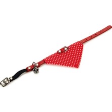 Aesco Beeztees Kedi Boyun Tasması, Zilli, Kırmızı, 24-29CM