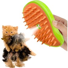 Aesco Ozzyes Buharlı Kedi ve Köpek Tarağı, Yumuşak Silikon Başlıklı, Kedi Köpek Yıkama Fırçası Oze-39