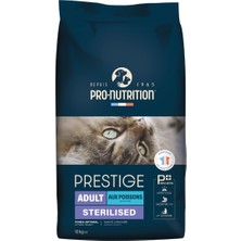 Aesco Pro Nutrition Prestige Adult Sterilised Yetişkin Kısırlaştırılmış Somonlu ve Morina Balıklı Kedi Maması 10KG