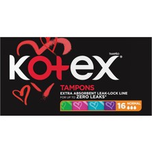 Aesco Kotex Tampon Normal 16'lı 1 Paket