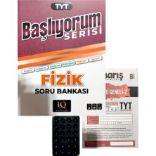 IQ Yayınları Başlıyorum Tyt Fizik Soru Bankası+Barış Yayınları Tyt Deneme+Vantuz