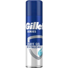 Aesco Gillette Series Erkekler Için Yeşil Çay Içerikli Canlandırıcı Tıraş Jeli, 200ML