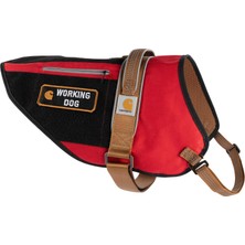 Aesco Carhartt Evcil Hayvan Yelekleri, Naylon Yırtılmaz Servis Köpek Koşumu, S, Yüksek Riskli Kırmızı/carhartt Kahverengi, Small