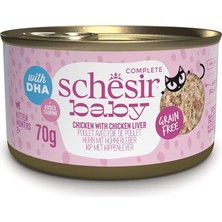 Schesir Baby Tavuk ile Tavuk Ciğeri Mus Konserve 70G