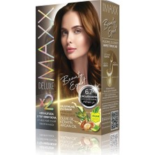 Aesco Maxx Deluxe Beauty Expert Haır Color (Keratin)'li 1 Kutu (2 x 50 Ml) Krem (Çikolata Kahve 6.7)