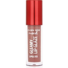 Aesco Golden Rose Mood Gleamy Lip Glaze Lipgloss NO:201 Nude Kiss - Renkli Dudak Parlatıcısı