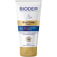 Aesco Bioder El ve Tırnak Bakım Kremi 50 ml – Biotin, Niasinamid ve Çinko Içerikli Nemlendirici, Tırnak Güçlendirici